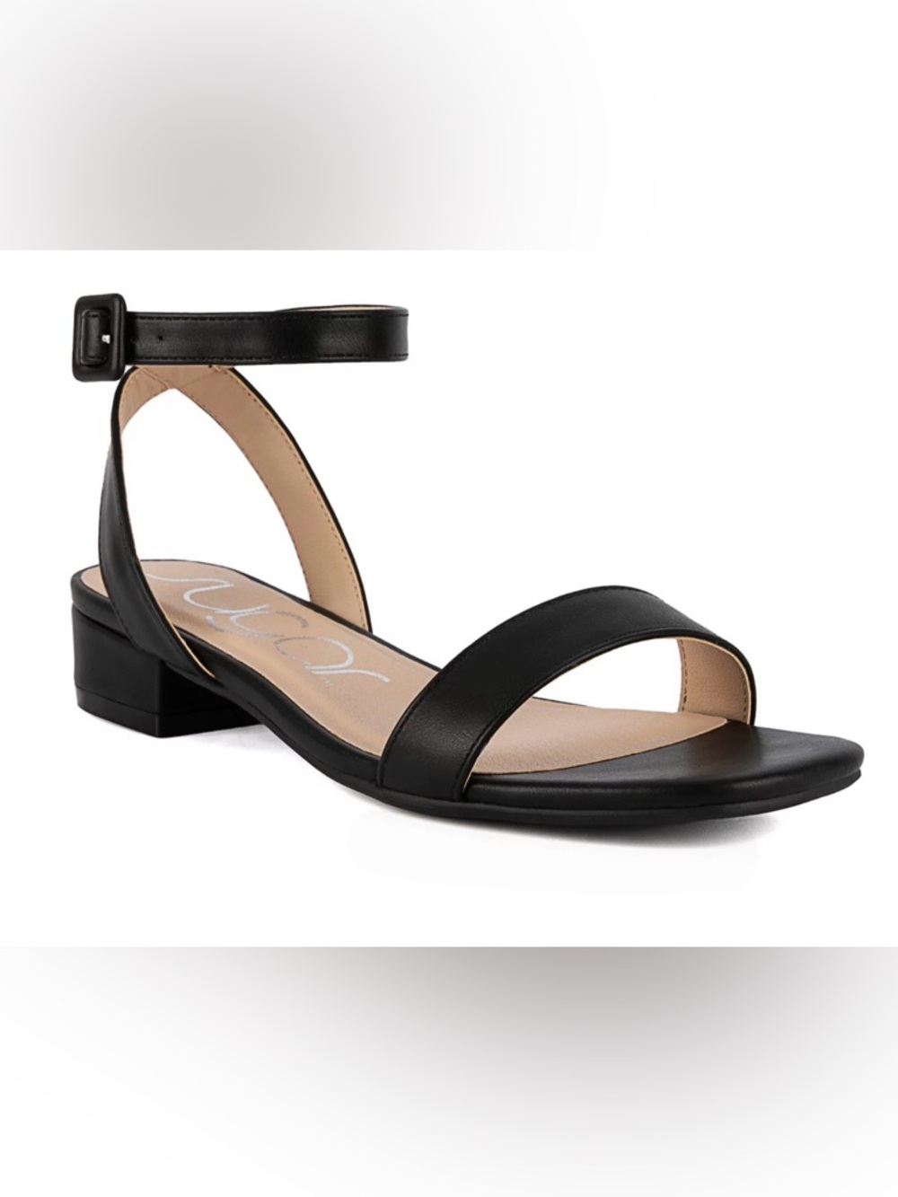 Sugar Black Strap Women's Sandals